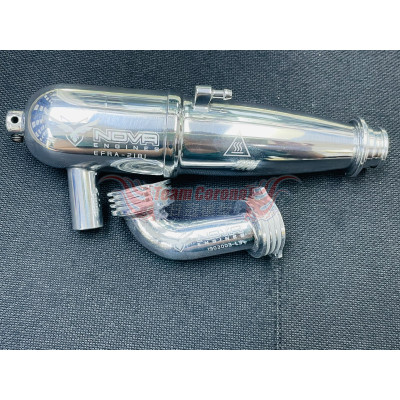 Nova Engines .21 On-Road Exhaust Pipe w/Manifold Set (EFRA 2181 / 34mm / 90°/30°)